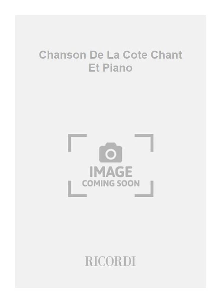 Chanson De La Cote Chant Et Piano